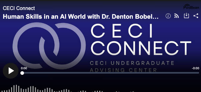 ceci connect podcast episode logo, linked to the podbean episode for listening